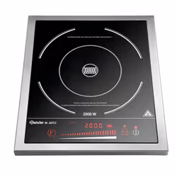 Bartscher 105848 cucina Nero, Argento