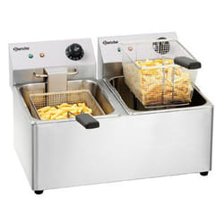 Bartscher SNACK IV Doppia 16 L Indipendente 6500 W Friggitrice Acciaio inox