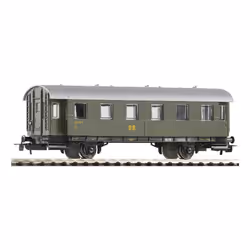PIKO Pass.Car B 2nd Cl. DR III, Modello di ferrovia, HO (1:87), Qualsiasi tipo, Nero, Verde, Grigio, Non adatto per bambini c ...