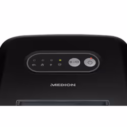 MEDION MD 17739 Macchina per ghiaccio portatile 12 kg/24h 120 W Nero, Acciaio inox