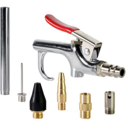 Compressa pistole di soffiaggio dell'aria set - 7 pezzi - Güde