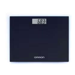 Omron HN-289-E, Bilancia pesapersone elettronica, Nero, LCD
