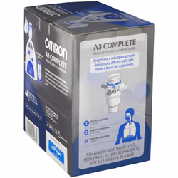 Omron A3 Complete Aerosol e Doccia Nasale per Aerosolterapia Rapido - Vista aggiuntiva 4