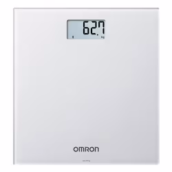 Omron HN300T2 Intelli IT, Bilancia pesapersone elettronica, 150 kg, -100 g, Grigio, kg, lb, Rettangolo