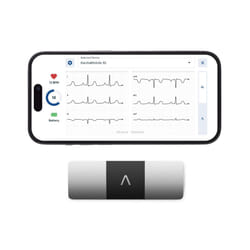 Omron Kardia Mobile 6L Elettrocardiogramma Portatile ECG Casalingo 6 Derivazioni 1 Pezzo
