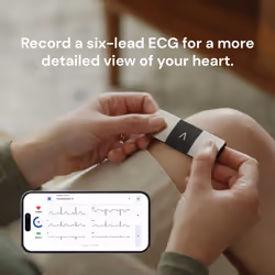 Omron Kardia Mobile 6L Elettrocardiogramma Portatile ECG Casalingo 6 Derivazioni 1 Pezzo