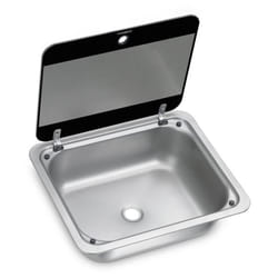 Dometic SNG 4133 Lavello montato su piano Quadrato Acciaio inox
