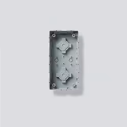 Siedle GU 611-2/1-0, Scatola da incasso, Grigio, Siedle, Plastica, Superficie, 100 mm
