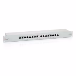 Equip 326316, RJ-45, Oro, Cat6, Grigio, Montaggio a rack, 1U