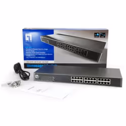 LevelOne FSW-2450 switch di rete Non gestito Fast Ethernet (10/100) Nero - Vista aggiuntiva 5