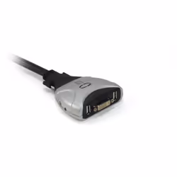 LevelOne KVM-0260 switch per keyboard-video-mouse (kvm) Nero, Grigio