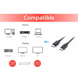 Equip 119332 cavo DisplayPort 2 m Nero - Vista aggiuntiva 4