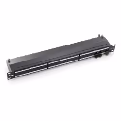 Equip 326624, RJ-45, Oro, Cat6a, Nero, Montaggio a rack, 1U