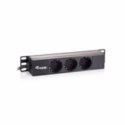 Equip 333299, 1U, Plastica, Nero, 3 presa(e) AC, 1,5 m, 250 V