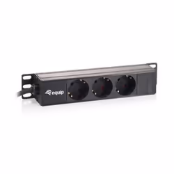Equip 333302, 1U, Plastica, 3 presa(e) AC, 1,5 m, 250 V, 16 A