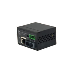 LevelOne IEC-4001 convertitore multimediale di rete 100 Mbit/s Modalità multipla Nero
