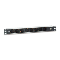 Equip 333305 unità di distribuzione dell'energia (PDU) 8 presa(e) AC 1U Nero, Grigio