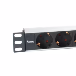 Equip 333305 unità di distribuzione dell'energia (PDU) 8 presa(e) AC 1U Nero, Grigio