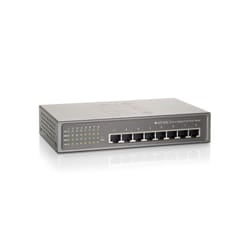 LevelOne GEP-0820W90 switch di rete Gigabit Ethernet (10/100/1000) Supporto Power over Ethernet (PoE) Grigio