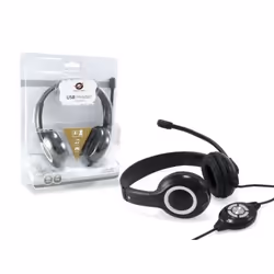 Conceptronic CCHATSTARU2B cuffia e auricolare Cablato A Padiglione Musica e Chiamate USB tipo A Nero, Rosso - Vista aggiuntiva 6