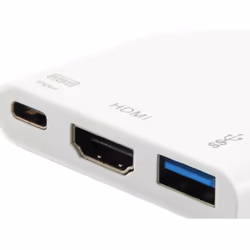 Equip 133461 replicatore di porte e docking station per laptop USB 3.2 Gen 1 (3.1 Gen 1) Type-C Bianco - Vista aggiuntiva 5