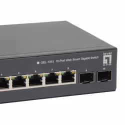 LevelOne GEP-1051 switch di rete Gestito L2/L3/L4 Gigabit Ethernet (10/100/1000) Supporto Power over Ethernet (PoE) Nero - Vista aggiuntiva 5