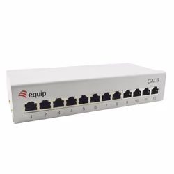 Equip 227363, 10/100/1000Base-T(X), Gigabit Ethernet, 1000 Mbit/s, RJ-45, Cat6, Bianco