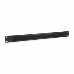 Equip 327413, Pannello spazzolato, Nero, 1U, CE, 48,3 cm (19"), 482,6 mm