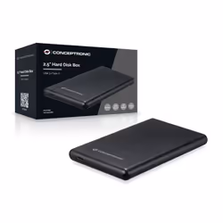 Conceptronic HDE02B contenitore di unità di archiviazione Custodia per Disco Rigido (HDD) Nero 2.5" - Vista aggiuntiva 4
