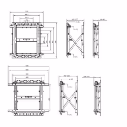 Equip 650325 Supporto per display espositivi 55" Nero - Vista aggiuntiva 5