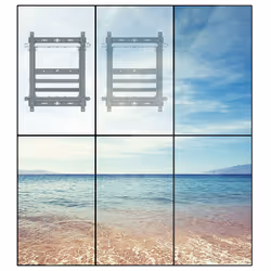 Equip 650325 Supporto per display espositivi 55" Nero - Vista aggiuntiva 6
