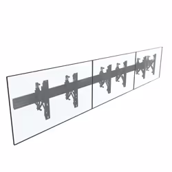 Equip 650355 Supporto per display espositivi 65" Nero - Vista aggiuntiva 4