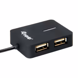 Equip 128952 hub di interfaccia USB 2.0 480 Mbit/s Nero