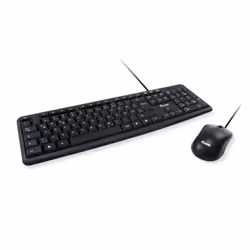 Equip 245201, Full-size (100%), Cablato, USB, QWERTY, Nero, Mouse incluso