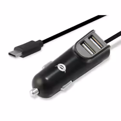 Conceptronic CARDEN05B, Auto, Accendisigari, 5 V, Nero