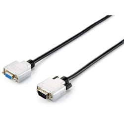 Equip 118851 cavo VGA 3 m VGA (D-Sub) Nero, Argento
