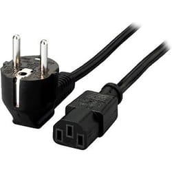 Equip 112120 Nero 1,8 m Accoppiatore C13 CEE7/4