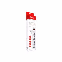 Equip 245554 prolunghe e multiple 1,8 m 5 presa(e) AC Interno Bianco - Vista aggiuntiva 6