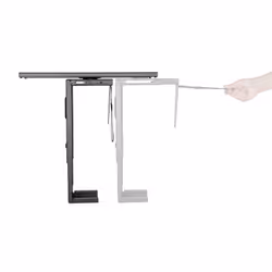 Equip 650892 supporto per CPU Porta CPU sotto scrivania Nero - Vista aggiuntiva 5