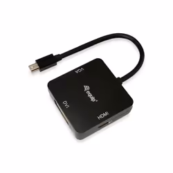 Equip 133439, 0,15 m, Mini DisplayPort, DVI-D + VGA (D-Sub) + HDMI, Maschio, Femmina, Dritto