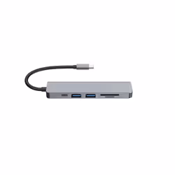 Conceptronic DONN02G replicatore di porte e docking station per laptop USB 3.2 Gen 1 (3.1 Gen 1) Type-C Alluminio - Vista aggiuntiva 7