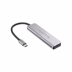 Conceptronic DONN02G replicatore di porte e docking station per laptop USB 3.2 Gen 1 (3.1 Gen 1) Type-C Alluminio - Vista aggiuntiva 8