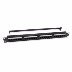 Equip 135426, Cat6, 22/26, Nero, ABS sintetico, Acciaio, Montaggio a rack, 1U