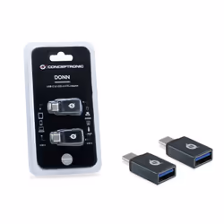Conceptronic DONN03G adattatore per inversione del genere dei cavi USB 3.1 Gen 1 Type-C USB 3.1 Gen 1 Type-A Nero - Vista aggiuntiva 4