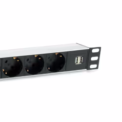 Equip 333315 unità di distribuzione dell'energia (PDU) 7 presa(e) AC 1U Nero, Argento - Vista aggiuntiva 3