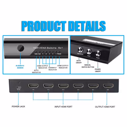Equip 332726 conmutador de vídeo HDMI - Vista aggiuntiva 4