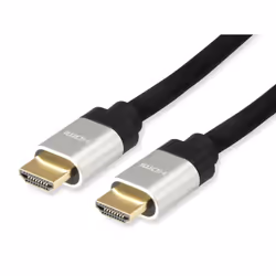 Equip 119382, 3 m, HDMI tipo A (Standard), HDMI tipo A (Standard), 48 Gbit/s, Audio Return Channel (ARC), Nero, Argento