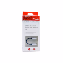 Equip 133474 cavo per cellulare Nero, Argento 0,15 m USB-C 3,5 mm - Vista aggiuntiva 4