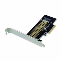Conceptronic EMRICK05B, PCIe, M.2, PCIe 3.0, Nero, Acciaio inox, Passivo, Cina