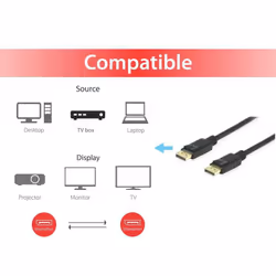 Equip 119253 Cavo DisplayPort 1.4, 3,0 m, 8K/60Hz - Vista aggiuntiva 4